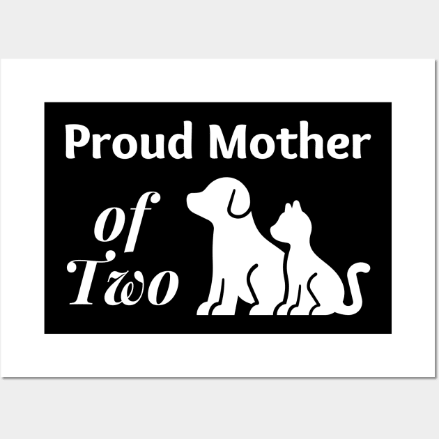 Proud Mother of Two 01a Wall Art by RakentStudios